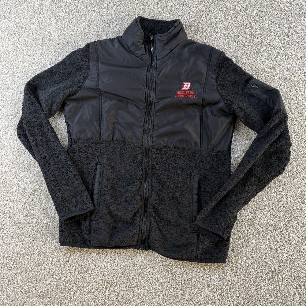 Duquesne University Jacket Womens Large Black NCAA College Gear For Sports